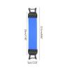 Muloo Elastic Band Tablets Holder Strap One Hand Operation Anti-Slip Finger Grip Tablets Strap with Metal Bracket Holder Mount Hand Strap Holder Blue view 3