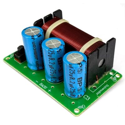 DirectNine Basics for 200W Pure Bass Speaker Crossover 1 Way Frequency Divider for 5 inch-10 inch Speaker