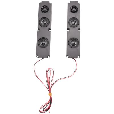 Pasuihcay 2PCS 8OHM 10W Long Box Full Range Subwoofer Speaker Diaphragm LCD Advertising Machine Monitor TV Speakers, black