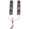 Pasuihcay 2PCS 8OHM 10W Long Box Full Range Subwoofer Speaker Diaphragm LCD Advertising Machine Monitor TV Speakers, black view 1