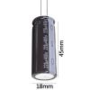 400V220UF 18x45mm Aluminum Electrolytic Capacitor 220mf400v 220uf400v 400v 220uf 400wv 220mf 400vdc 220MFD 4.7uf 8.2uf 10uf 15uf (Size : 400v100 18x30 5pcs) view 2