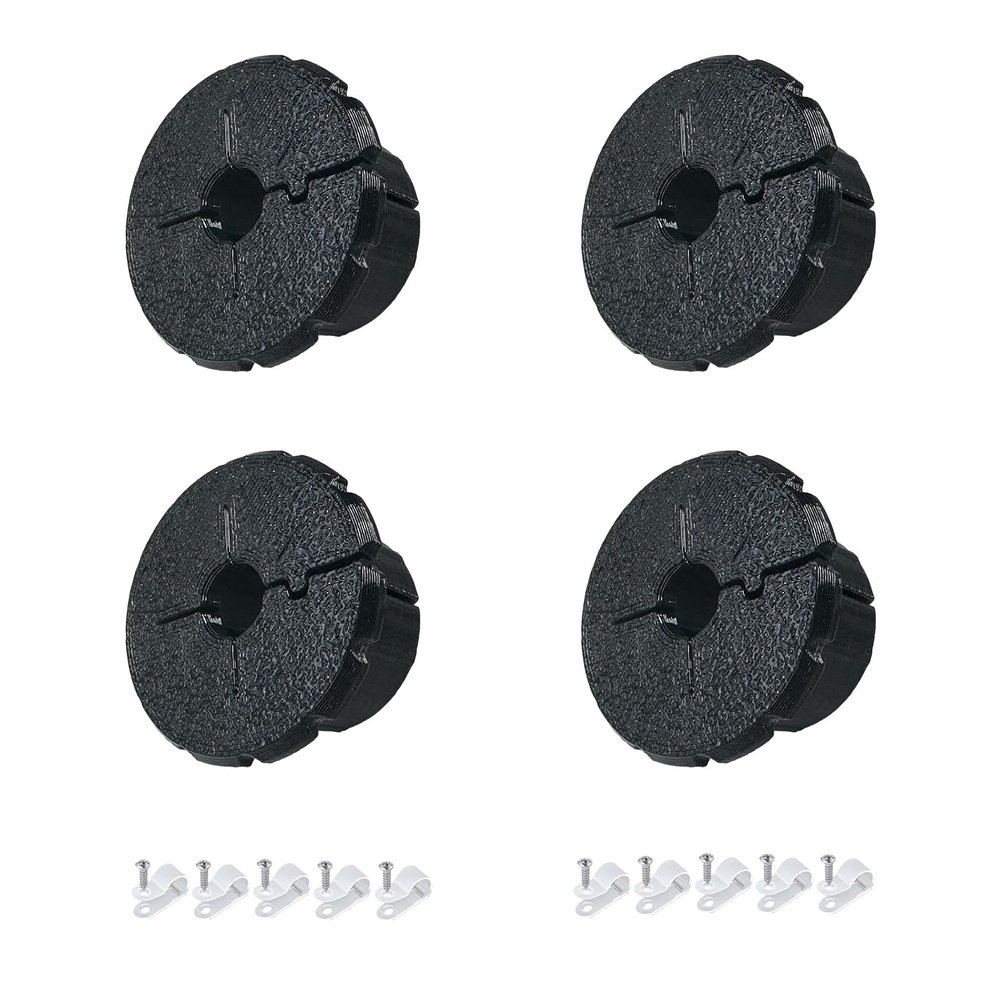 ARSUNOVO Compatible with Starlink Cable Grommet,1/2 inch,3/4 inch,1 Inch Wall Grommet for Starlink Cables,Starlink Cable Routing Kit,Star Link Accessories,(3/4 inch,4 Packs)