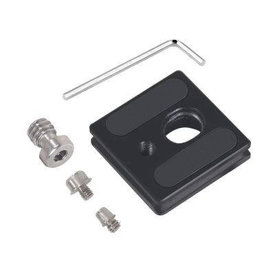 BGNing Interface Combo Adapter Compatible with DSLR Camera Cage 1/4 3/8 ARRI Hole Top Handgrip with Cold Shoe Mount Vlog
