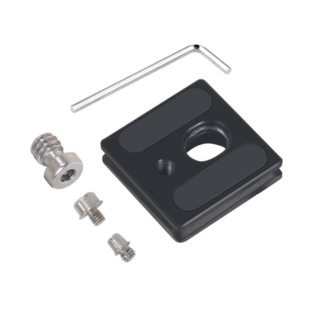BGNing Interface Combo Adapter Compatible with DSLR Camera Cage 1/4 3/8 ARRI Hole Top Handgrip with Cold Shoe Mount Vlog
