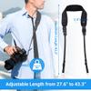 JJC Soft Neoprene Camera Neck Strap with Quick Release Buckle for Canon Nikon Sony Fujifilm Olympus DSLR Mirrorless Cameras view 3