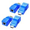 DirectNine Basics for 4Pack HDExtender,HDto RJ45 Converter Repeater Over Cat 5E 6 1080P Up to 30M Extender for HDTV STB 4K 2K view 1