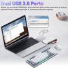5-in-1 Memory Card Reader for iPhone, SD Card Reader USB C OTG Adapter with USB C to A Connector Micro SD/SD Dual Slots for iPhone/iPad/Galaxy/Android/Computer/Laptop/More view 4