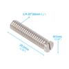 BGNing 1/4inch Camera Screws 2PCS Stainless Steel Flat Head Slot Bolt 1/4-20 * 28mm Compatible with SLR Photo Tripod Mount Adapter Tool Slotted Screw view 2