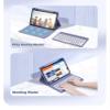 AnMengXinLing Keyboard Case for iPad 9th/8th/7th Generation/Air 3/Pro10.5,with Pencil Holder, Cute Candy Color Round Key Detachable Keyboard for iPad9/iPad8/iPad7, Yellow view 4