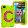 AKABEILA Compatible with Samsung Galaxy Tab A 8.0 (2019) Tablet CaseRugged Kids Case with Stand Lightweight Shockproof Kids Friendly Tablet Cover Grass Green+Rose Red view 1