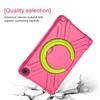 AKABEILA Compatible with Samsung Galaxy Tab A 10.1 T510/T515 10.1 inch Tablet CaseRugged Kids Case with Stand Lightweight Shockproof Kids Friendly Tablet Cover Rose Red+Grass Green view 2