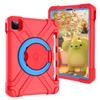 AKABEILA Compatible with Apple iPad 10 2022 10.9 inch Tablet CaseRugged Kids Case with Stand Lightweight Shockproof Kids Friendly Tablet Cover Red+Blue view 1