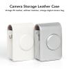 Yunir Protective Case for Camera,Premium PU Leather Bag Cover with Removable Adjustable Strap,Retro Scratch Proof Soft Lightweight Camera Protective Case for Mini EVO view 2