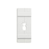 Seven Grays Designs Pineapple Exterior Shutter, Custom PVC Shutter-Sold Individually (Width: 11.5, Height: 40) view 1