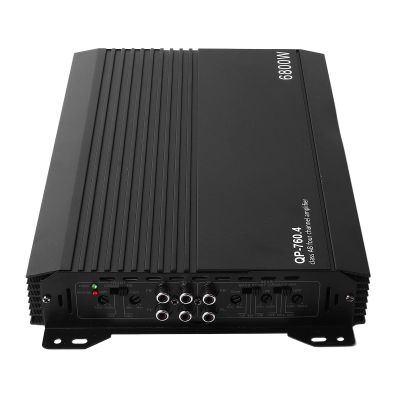 4-Channel Car Stereo Amplifier Aluminum Alloy HighDissipation Power Amp for Car Speakers