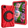 AKABEILA Compatible with Samsung Galaxy Tab A 8.4 T307 Tablet CaseRugged Kids Case with Stand Lightweight Shockproof Kids Friendly Tablet Cover Red+Black view 1