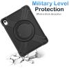 AKABEILA Compatible with Apple iPad 10 2022 10.9 inch Tablet CaseRugged Kids Case with Stand Lightweight Shockproof Kids Friendly Tablet Cover Black view 4