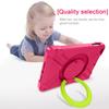 AKABEILA Compatible with Apple iPad 5 2017 9.7/iPad 6 2018 9.7 Tablet CaseRugged Kids Case with Stand Lightweight Shockproof Kids Friendly Tablet Cover Rose Red+Grass Green view 3