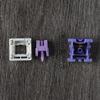 Skyloong Gateron X Geek MX Milk RGB Switch Purple Silver Liner 5pin Switches for Mechanical Keyboards view 2