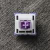 Skyloong Gateron X Geek MX Milk RGB Switch Purple Silver Liner 5pin Switches for Mechanical Keyboards view 3