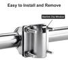 Bywen Marine - Grade Stainless Steel Rail Mount for Starlink Gen 2 - Fits 1 - 2 Inch Poles, Ideal for Boat/Yacht/RV Antenna Install view 2