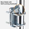 Bywen Marine - Grade Stainless Steel Rail Mount for Starlink Gen 2 - Fits 1 - 2 Inch Poles, Ideal for Boat/Yacht/RV Antenna Install view 3