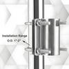 Bywen Marine - Grade Stainless Steel Rail Mount for Starlink Gen 2 - Fits 1 - 2 Inch Poles, Ideal for Boat/Yacht/RV Antenna Install view 4