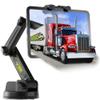 Big Rig Truck Tablet Mount & Green Commercial Truck Phone Mount, Heavy Duty Tablet & iPad Holder, Cell Phone Device Holder for Dashboard, Windshield and Window, Super Stable Suction Cup (1 TM & 1 PM) view 2