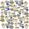 Marquette University Basketball Sports 50ct Vinyl Large Deluxe Stickers Variety Pack - Laptop, Water Bottle, Scrapbooking, Tablet, Skateboard, Indoor/Outdoor view 1