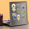 Marquette University Basketball Sports 50ct Vinyl Large Deluxe Stickers Variety Pack - Laptop, Water Bottle, Scrapbooking, Tablet, Skateboard, Indoor/Outdoor view 3