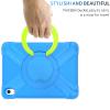 AKABEILA Compatible with Apple iPad Air 4 10.9/iPad Air 5 10.9 Tablet CaseRugged Kids Case with Stand Lightweight Shockproof Kids Friendly Tablet Cover Blue+Grass Green view 4
