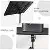 BESTonZON 5pcs Adjustable Projector Stand Tray Pivot Lightweight Multi-functional Design for Various Projectors Material for Stability and Safety for Use view 4