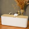 Cable Management Box with Lid Multifunctional Wire Storage Box Charger Power Cord Hidden Mobile Phone Computer Tablet Socket Cable Board Cable Manager(#2) view 4
