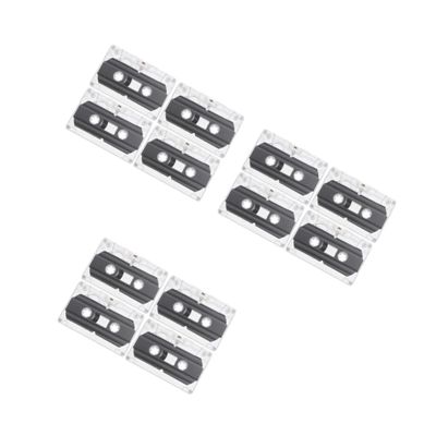 Angoily 12 Pcs DIY Voice Blessings Music Recordable Cassette Tapes for Recording