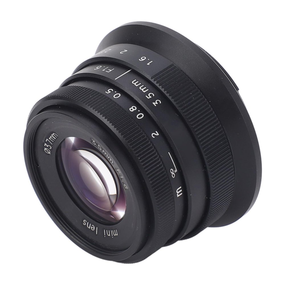 35mm F1.6 Manual Focus Fixed Lens Large,Wide Angle Low Distortion Lens Aperture Compatible with M M3 M5 M6 M10 M100 Camera