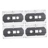 Angoily Blank Cassette Tapes for Recording 4pcs 30-Minute Audio Cassette Tapes for DIY Voice Messages Music and Teaching view 1