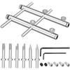 ZGYDNM Camera Lens Open Repair kit 10-100mm Lens Repair kit with 3 Heads 6 Screws 2 hex Wrenches for DSLR Cameras Optical view 2