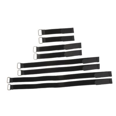 DOITOOL 8pcs Nylon Storage Strap Hook and Organizers for Cords and Tools Lengths for Efficient Garage and Home Organization
