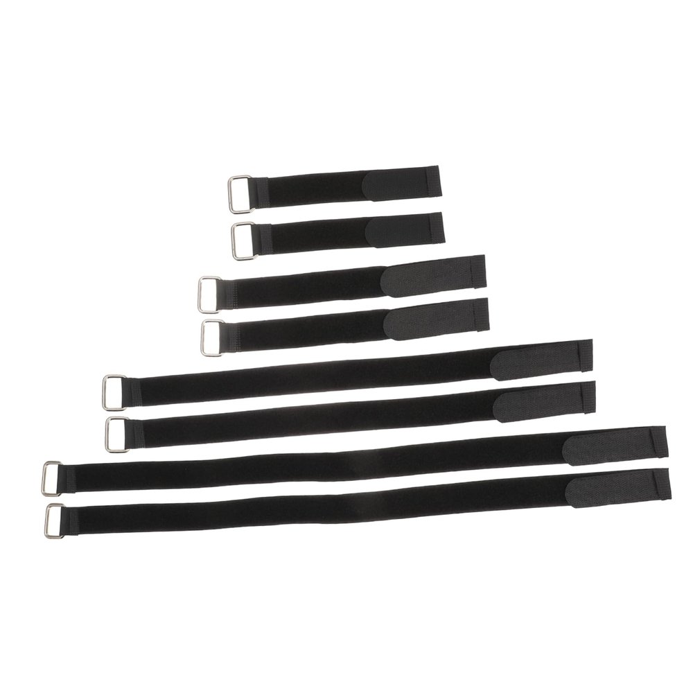DOITOOL 8pcs Nylon Storage Strap Hook and Organizers for Cords and Tools Lengths for Efficient Garage and Home Organization