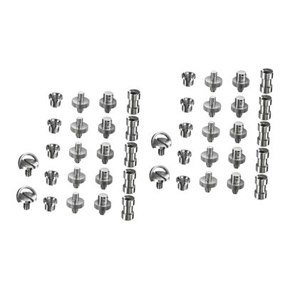 Angoily 44 Pcs Versatile Camera Mounting Solution 2X 1/4 D-Ring Screws 5X Reducer Screws 5X Double Head