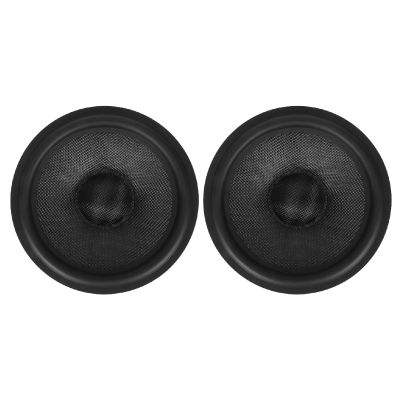 Heayzoki 2Pcs 8 inch Paper Speaker Cone Subwoofer Cones Drum with Rubber Surround, for 8 Inch Speaker, Speaker Repair Accessories, Heayzokiduetc1x2mh