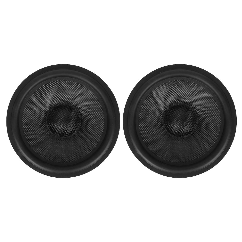 Heayzoki 2Pcs 8 inch Paper Speaker Cone Subwoofer Cones Drum with Rubber Surround, for 8 Inch Speaker, Speaker Repair Accessories, Heayzokiduetc1x2mh