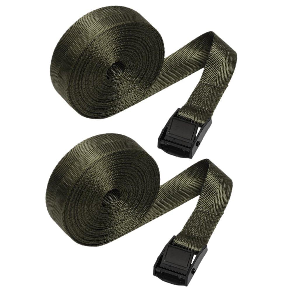 HEALEEP 2rolls Outdoor Camera Fixing Strap Meters Bundling Belt for Camping and Hiking Green Camera Securing Strap Strong Buckles for Versatile Use