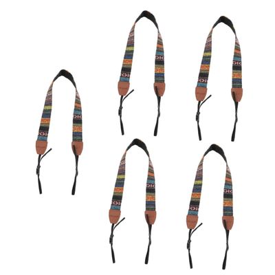 Angoily 2pcs Camera Strap Camera Crossbody Strap Camera Shoulder Belt Camera Shoulder Strap Double Layer, Assorted Colorx5pcs, 104x4cmx5pcs