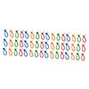 jojofuny 48pcs Adjustable Cable Management Ties Silicone Wire Organizer Reusable Cable Straps Wire Fixing Straps view 1