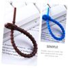 jojofuny 48pcs Adjustable Cable Management Ties Silicone Wire Organizer Reusable Cable Straps Wire Fixing Straps view 3