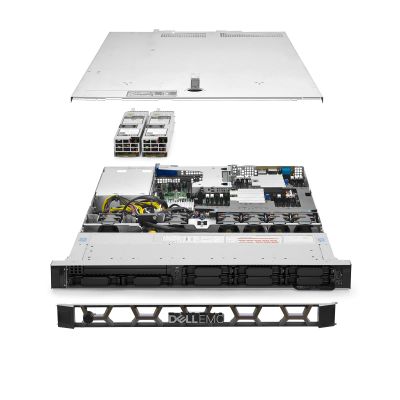 Dell PowerEdge R440 Server 2.60Ghz 8-Core 32GB RAM 2X 480GB SSD 6X 600GB 15K (Renewed)