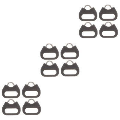 8 Sets Triangle Ring Fastener Hook key Lanyard Split Ring Camera Clip Shoulder Strap Rangefinder, As Shownx3pcs, 1.4x1.3cmx3pcs
