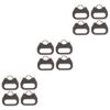 8 Sets Triangle Ring Fastener Hook key Lanyard Split Ring Camera Clip Shoulder Strap Rangefinder, As Shownx3pcs, 1.4x1.3cmx3pcs view 1