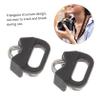 8 Sets Triangle Ring Fastener Hook key Lanyard Split Ring Camera Clip Shoulder Strap Rangefinder, As Shownx3pcs, 1.4x1.3cmx3pcs view 2